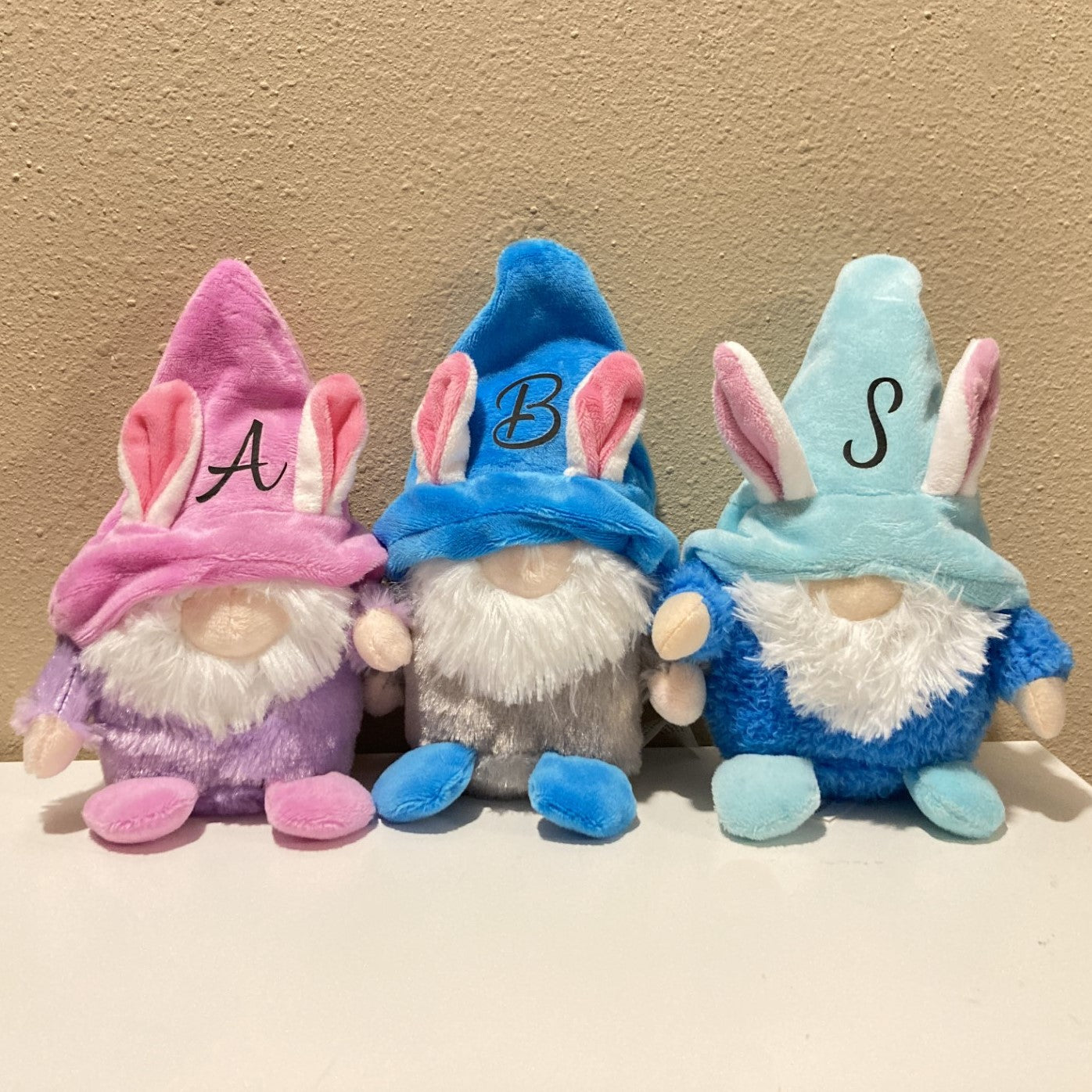 Personalized Gnomes with Bunny Ears, multiple options