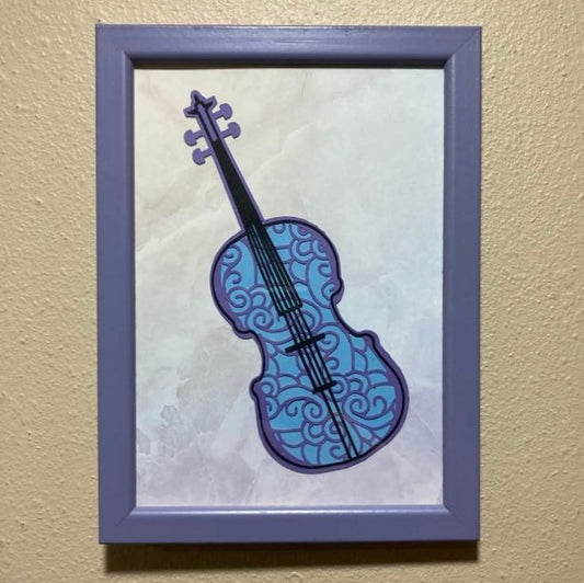 Violin/Viola/Cello- Layered Art