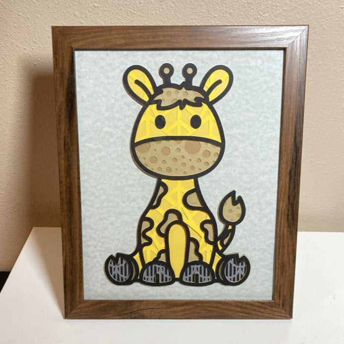Giraffe, Layered Art