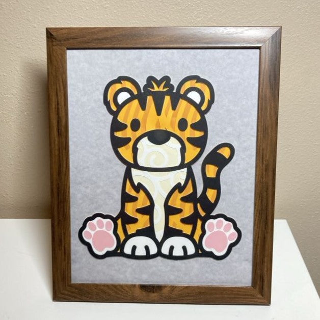Tiger, Layered Art