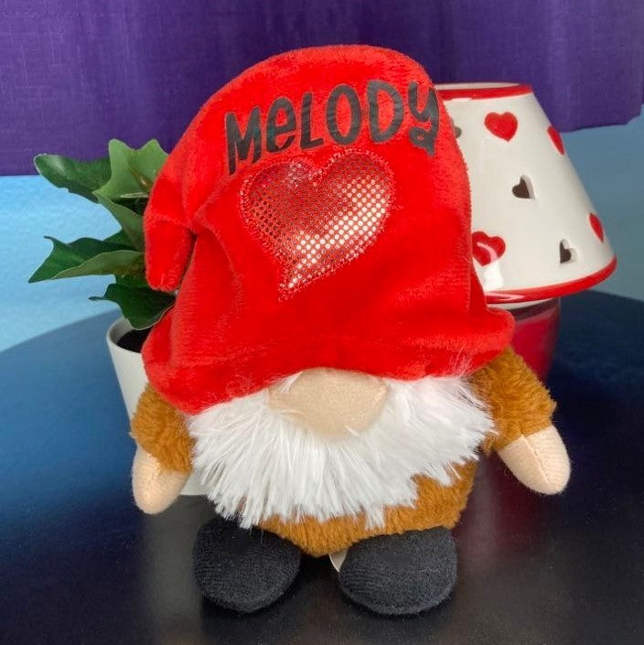 Personalized Valentine Gnome