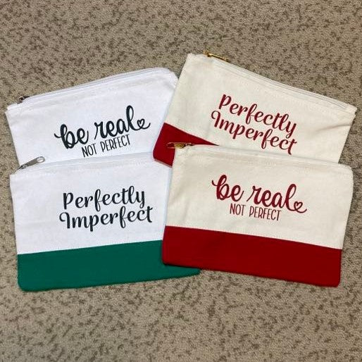 cute lined zipper pouches