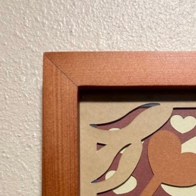 Coffee, layered art, Multiple colors available, frame close up