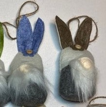 Personalized Easter Gnomes, Hanging, lavender and brown