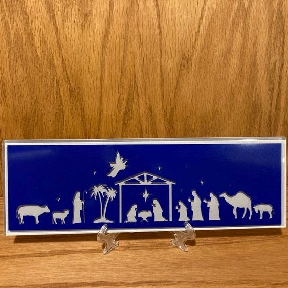 Nativity Glass Tile
