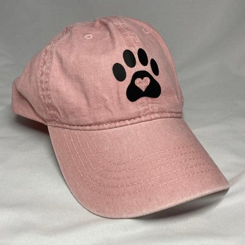 Paw print Baseball cap, Multiple Colors Available