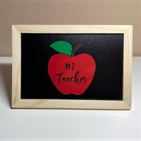 Teacher Blackboard Desk/Table Sign, Multiple Options