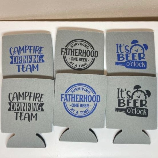 Can Coolers/Koozies, Multiple options Happy Craft Designs