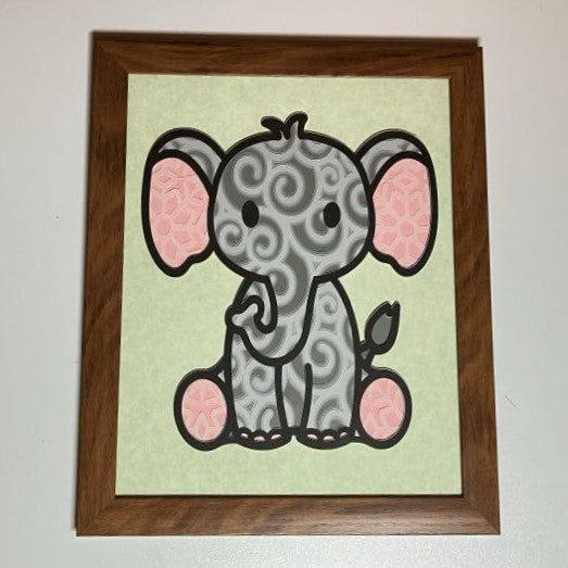 Elephant, Layered Art