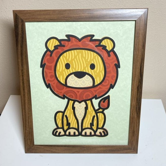 Lion, Layered Art