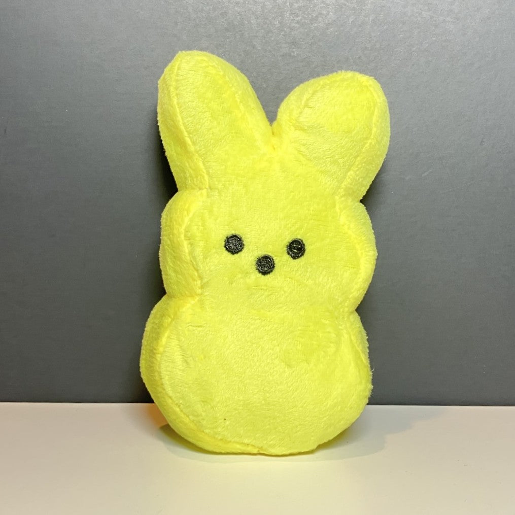 Personalized Easter Bunny Stuffed Plush, Multiple Options Available, Neon Yellow

