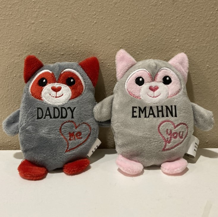 Personalized Best Friend Stuffed Animals, Set, Multiple Options