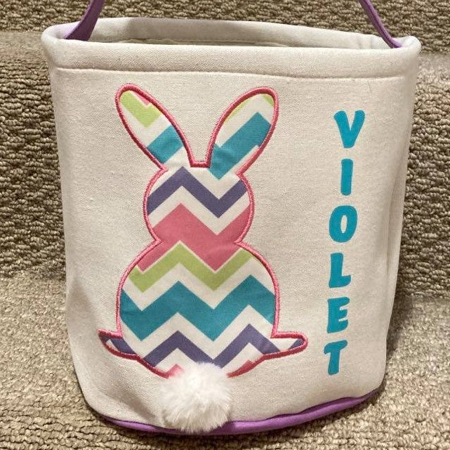 Personalized Easter Baskets, Rainbow