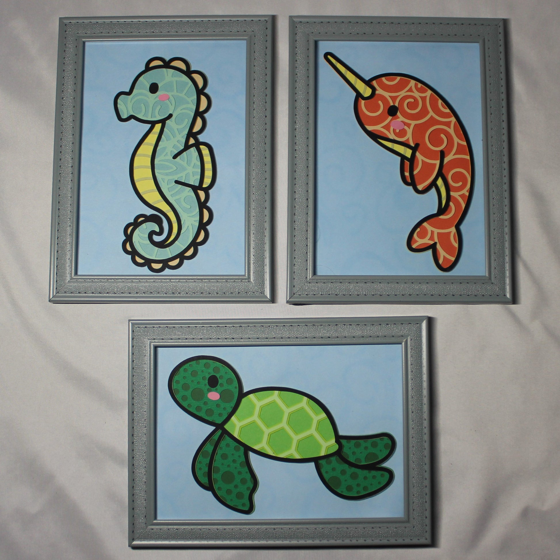 Under the Sea, layered art