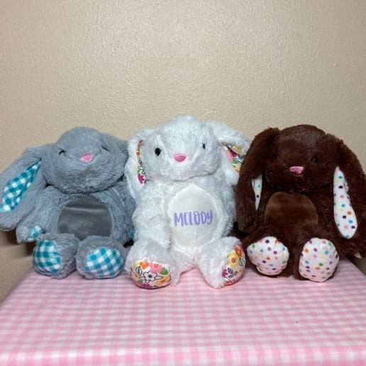 Personalized Bunnies 11", Multiple options available