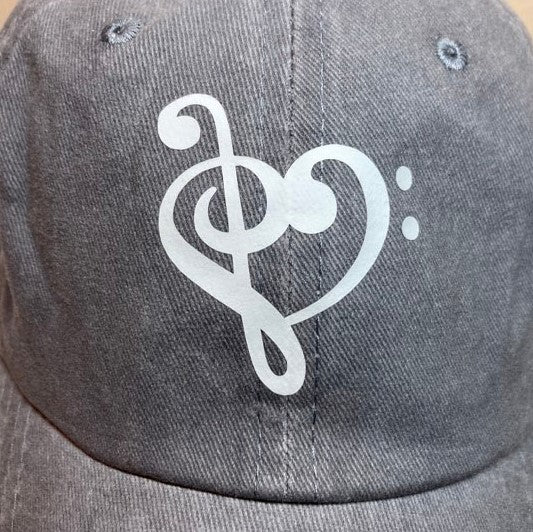 Music Baseball Cap, gray
