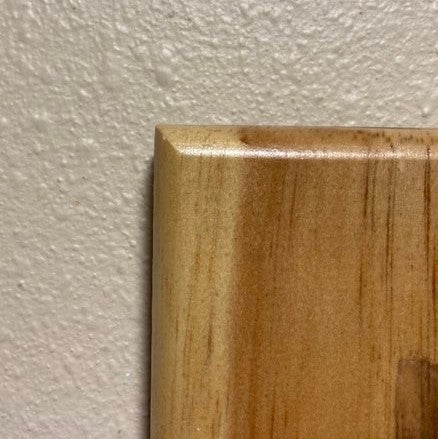 Live Love Camp, Wood burned Sign, rounded corner