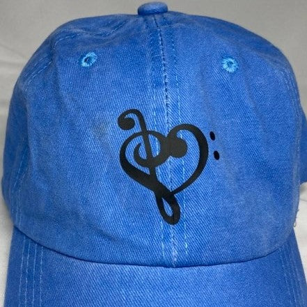Music Baseball Cap, blue