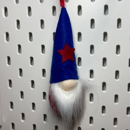 Hanging Plush Patriotic Gnomes- Multiple options