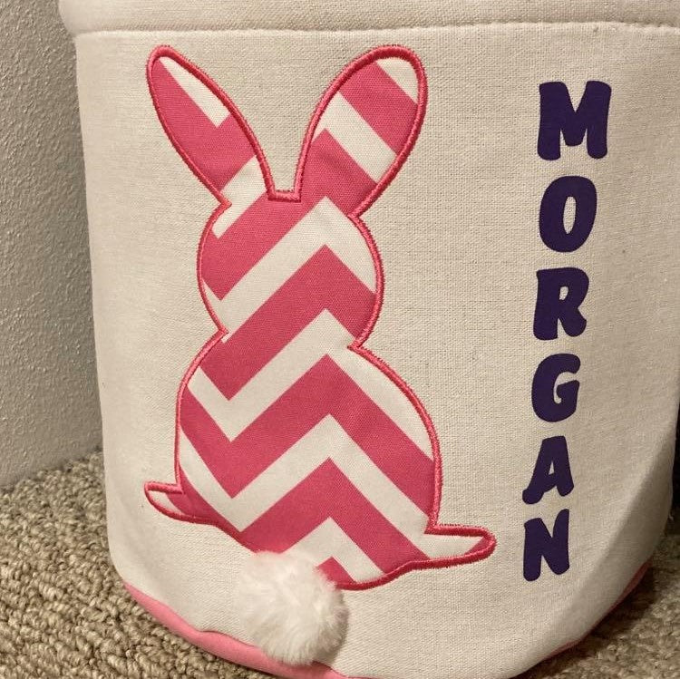 Personalized Easter Baskets, Pink