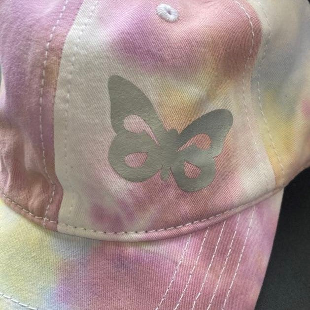 Tie Dye Butterfly Hat