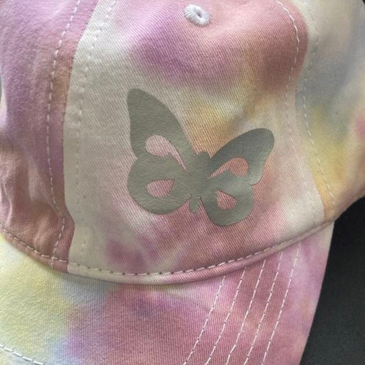 Tie Dye Butterfly Hat